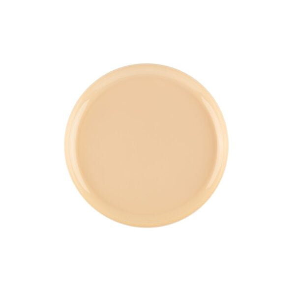 Premium Beige Round Plastic Plates - 10 Pack for Elegant Dining, Parties & Home Decor | Durable & Stylish Disposable Tableware for Weddings, Events & Everyday Use