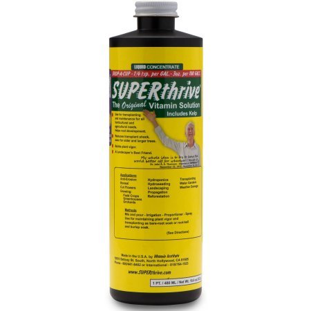 Superthrive Original Vitamin Solution for Plants - 1 Pint (3 Bottles) | Plant Growth Enhancer & Nutrient Booster | Ideal for Indoor & Outdoor Gardening, Hydroponics, and Seedlings
