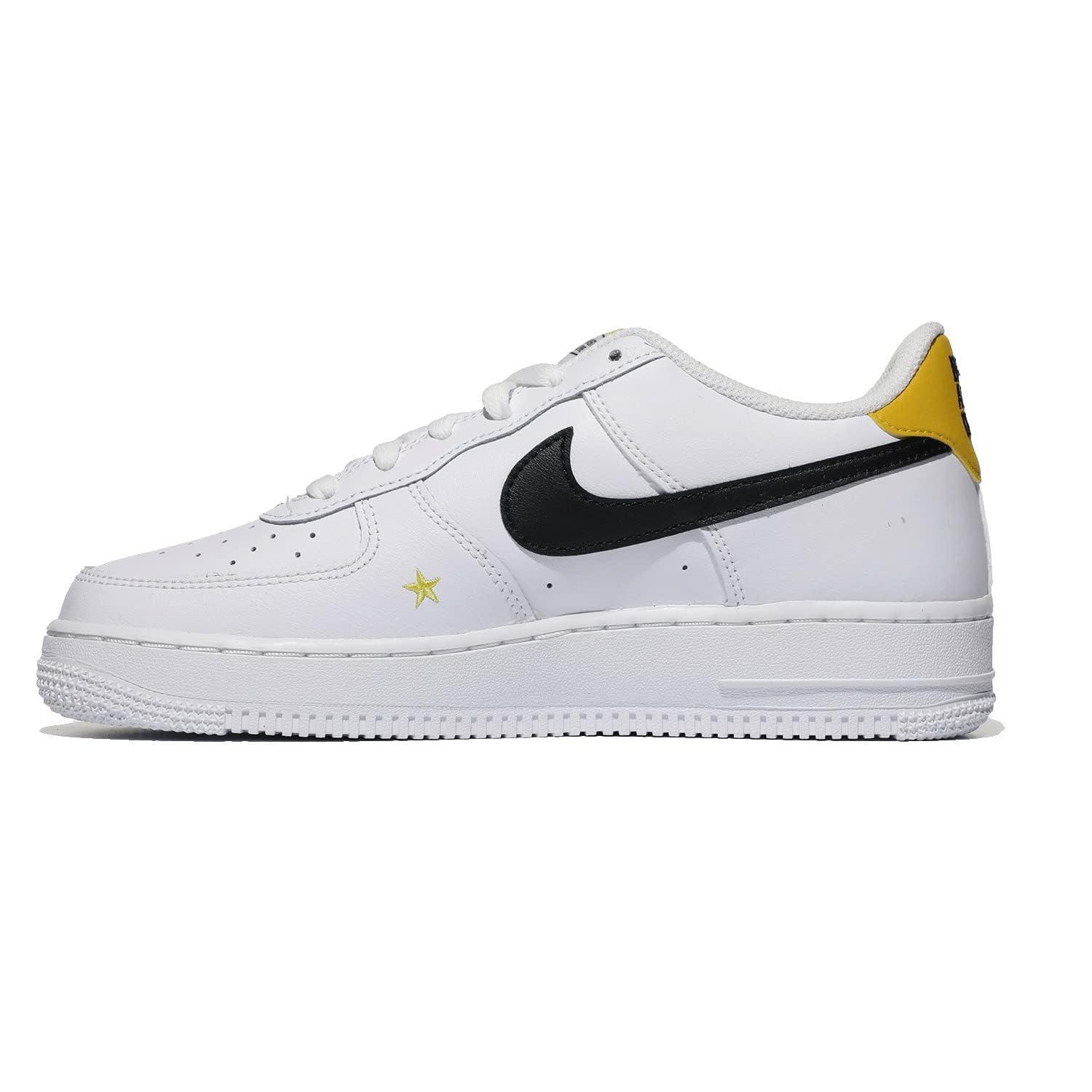 Nike Air Force 1 LV8 Big Kids' Sneakers - Boys' Athletic Shoes for Basketball, Casual Wear & School (White/Black)