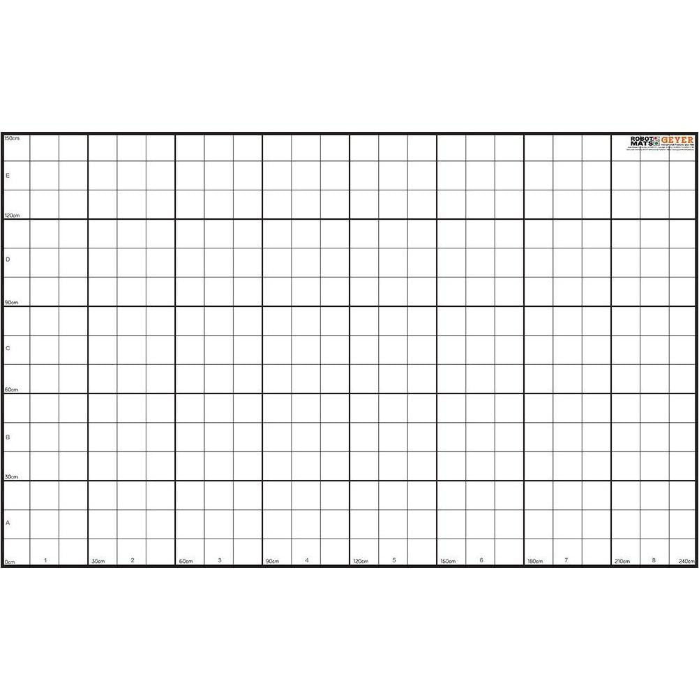Geyer Wonder League Robotics Competition Grid Mat - 10x10 with Minor Grid for STEM Education & Robot Challenges