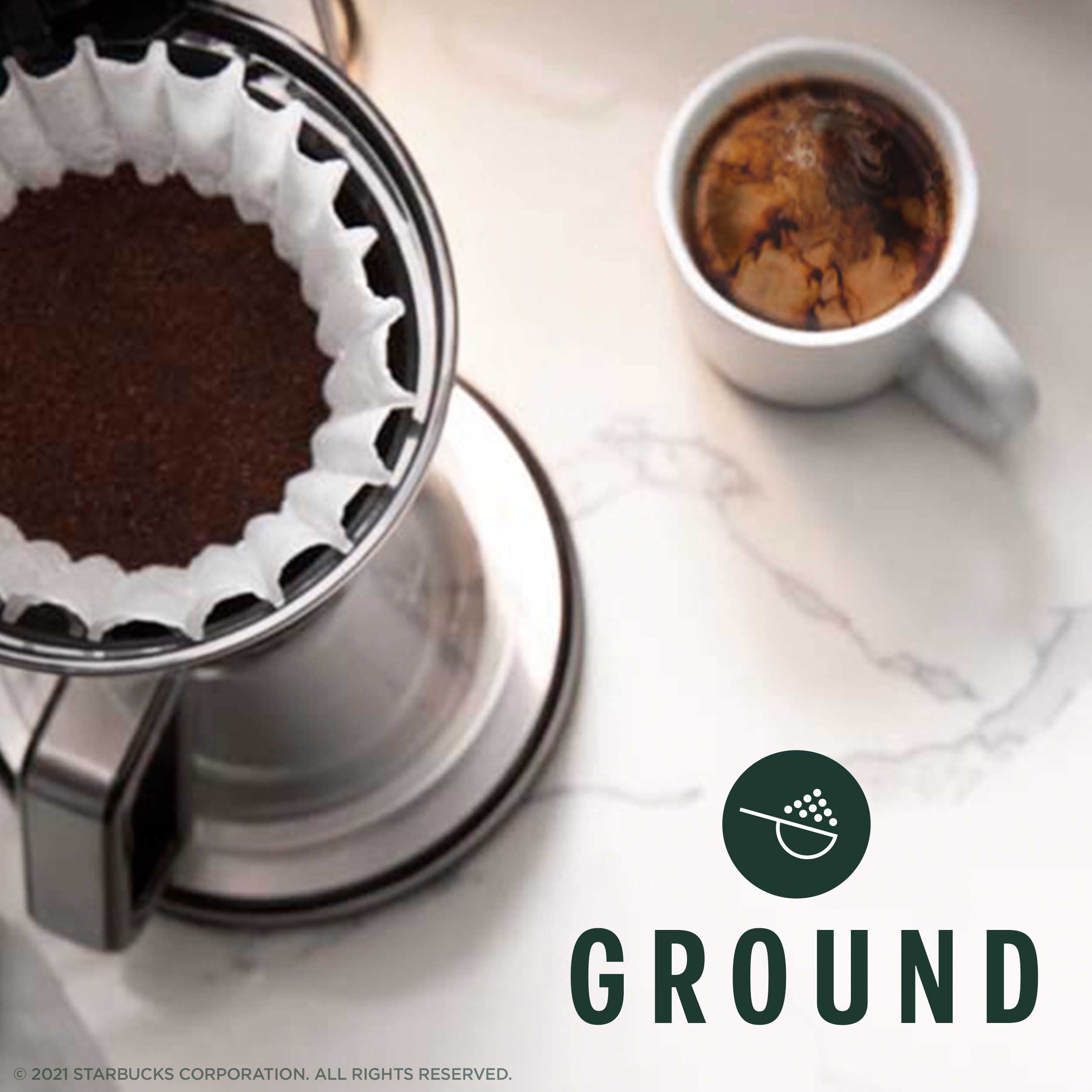 Starbucks Sumatra Dark Roast Ground Coffee - 100% Arabica, 6 Pack (12 oz Each) | Premium Coffee for Home Brewing, Office Use & Gifts