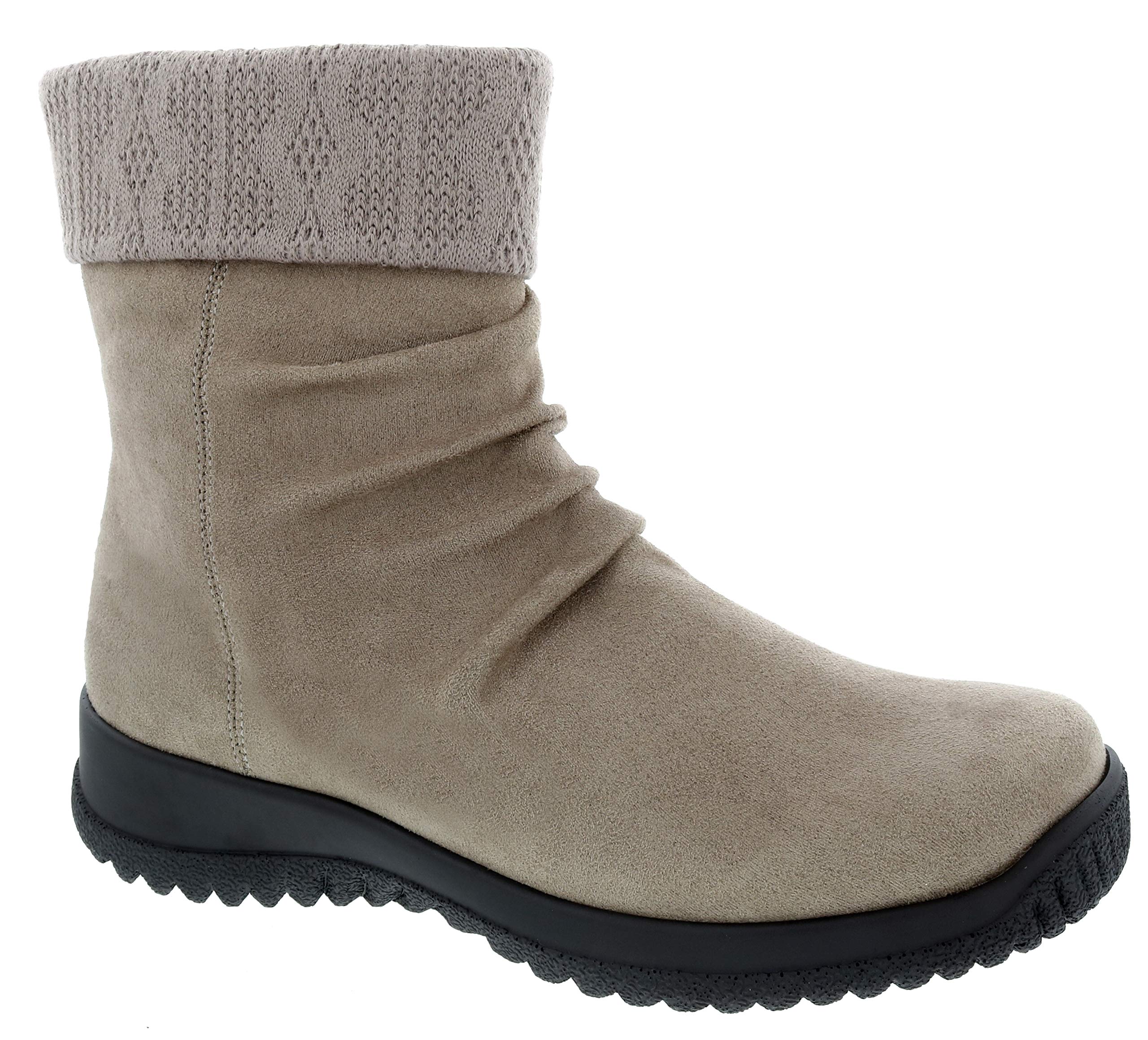 Drew Women's Kalm 19100 Suede Ankle Boots - Comfortable Casual Shoes for Walking, Work & Everyday Wear