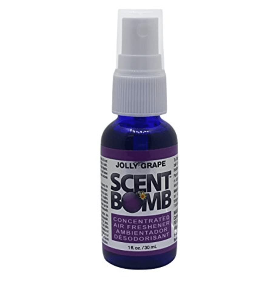 100% Concentrated Scent Bomb Air Freshener Spray for Car & Home - Long Lasting Fragrance (Jolly Grape, 3 Pack) | Eliminate Odors in Vehicles, Living Rooms, Offices & Bathrooms