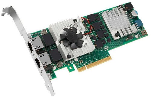 Intel X520-T2 10Gbps Dual Port PCIe Network Adapter - High-Speed Server Ethernet Card for Data Centers, Cloud Computing & Virtualization