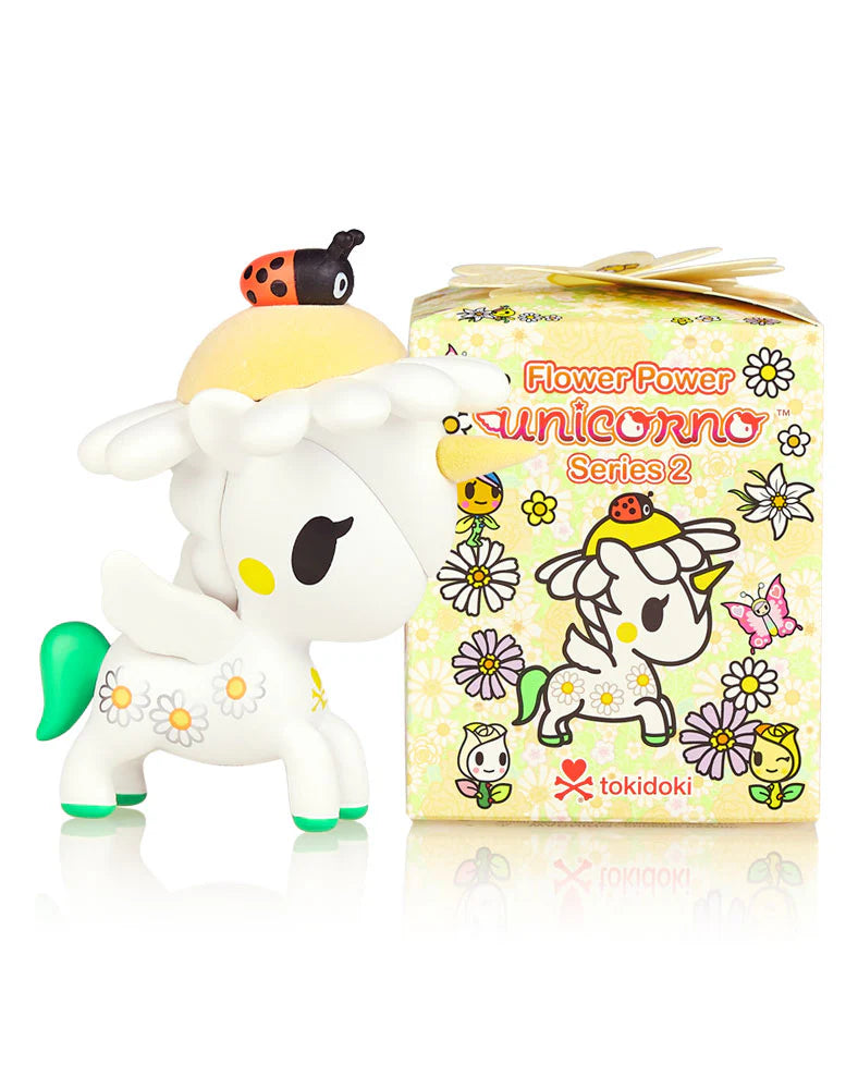 Flower Power Unicorno Series 2 Mystery Blind Box - Collectible Cute Unicorn Figures for Kids & Adults - Perfect for Birthday Gifts, Party Favors, and Home Decor