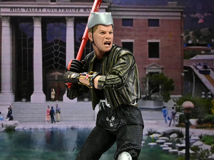 Back to the Future Part 2 Ultimate Griff Action Figure - Collectible Movie Toy for Fans, Perfect for Display & Play - Great Gift for Sci-Fi Enthusiasts & Collectors