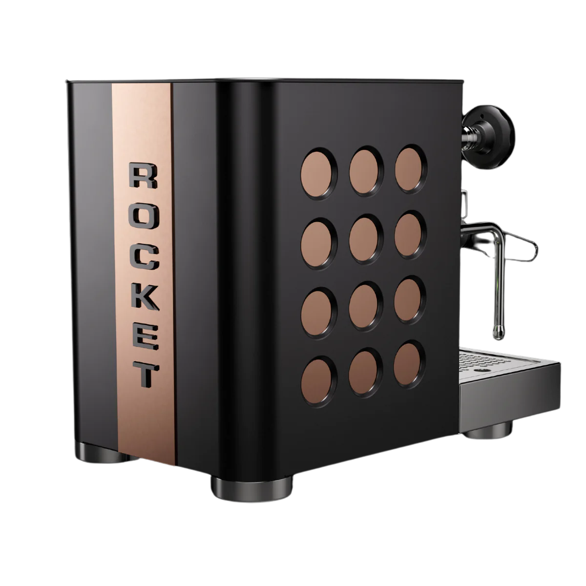 Rocket Espresso Appartamento TCA Semi-Automatic Espresso Machine - Black | Professional Home Coffee Maker for Barista-Quality Drinks | Perfect for Lattes, Cappuccinos & Espresso Shots