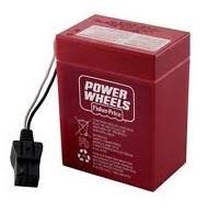 Power Wheels Red Replacement Battery - Compatible with Models 00801-0712, 0801-0051 & 74522 - Perfect for Kids Ride-On Cars & Toy Vehicles