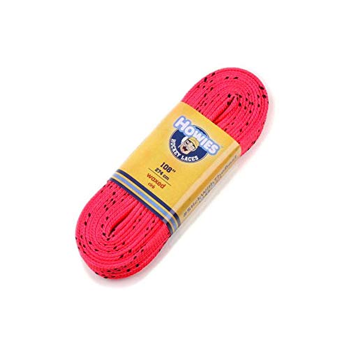 Howies Hockey Skate Laces - Waxed Hot Pink 84