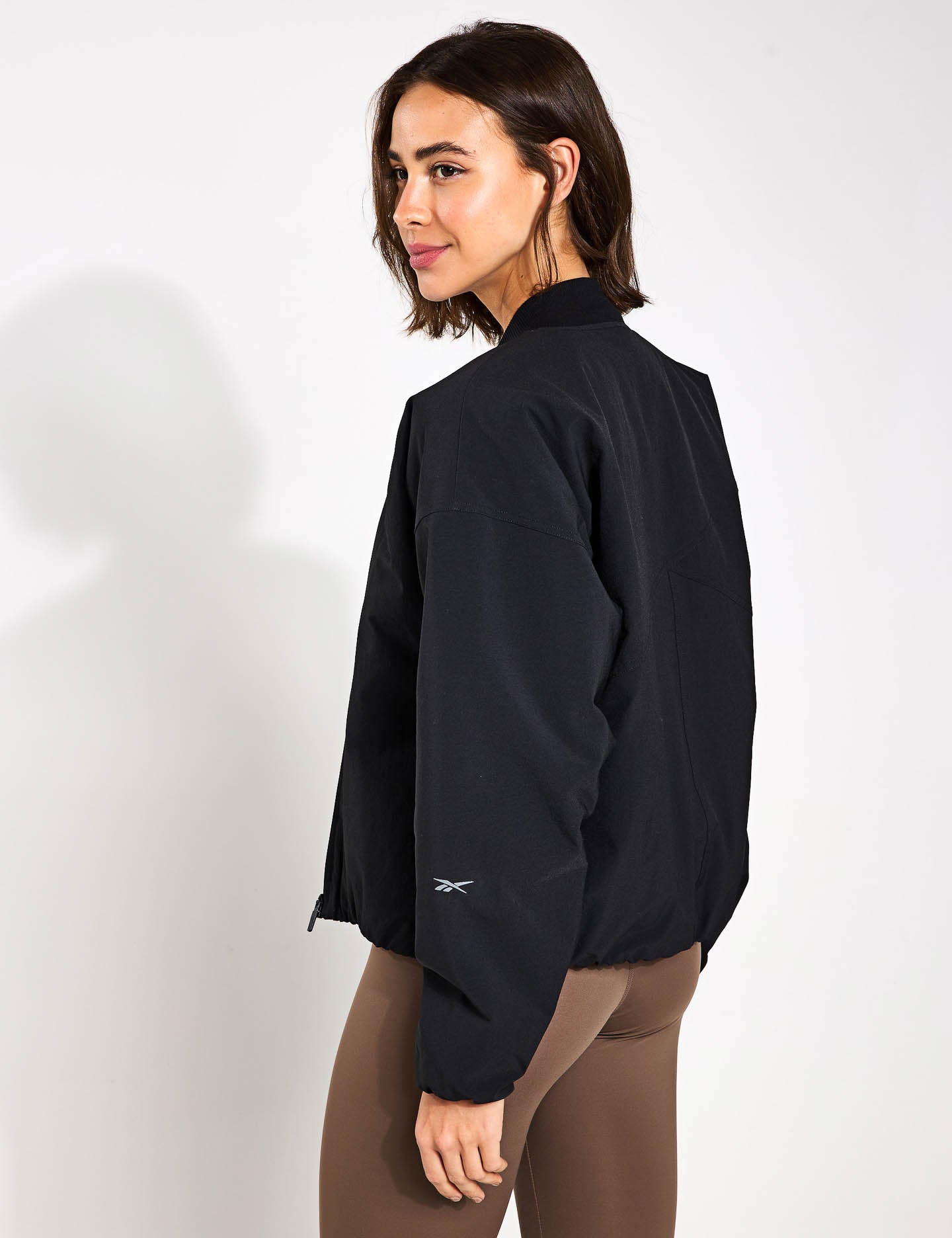 Active Collective Skystretch Woven Jacket - Lightweight Water-Resistant Outdoor Jacket for Hiking, Running & Travel - Black