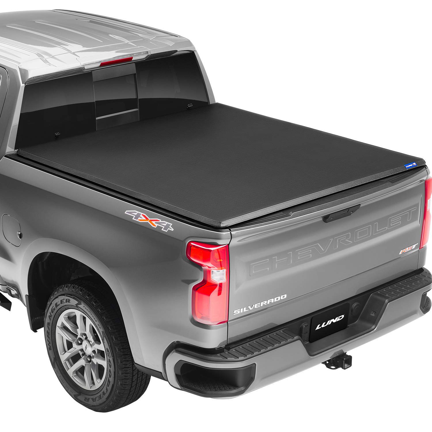 Lund Genesis Tri-Fold Soft Folding Truck Bed Tonneau Cover for 2009-2014 Ford F-150 5'7