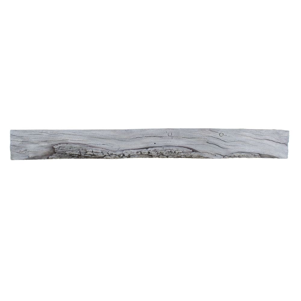 Lexington Hearth Rickhouse Concrete Faux Wood Fireplace Mantel Shelf - Rustic Decorative Shelf for Living Room, Bedroom & Home Decor