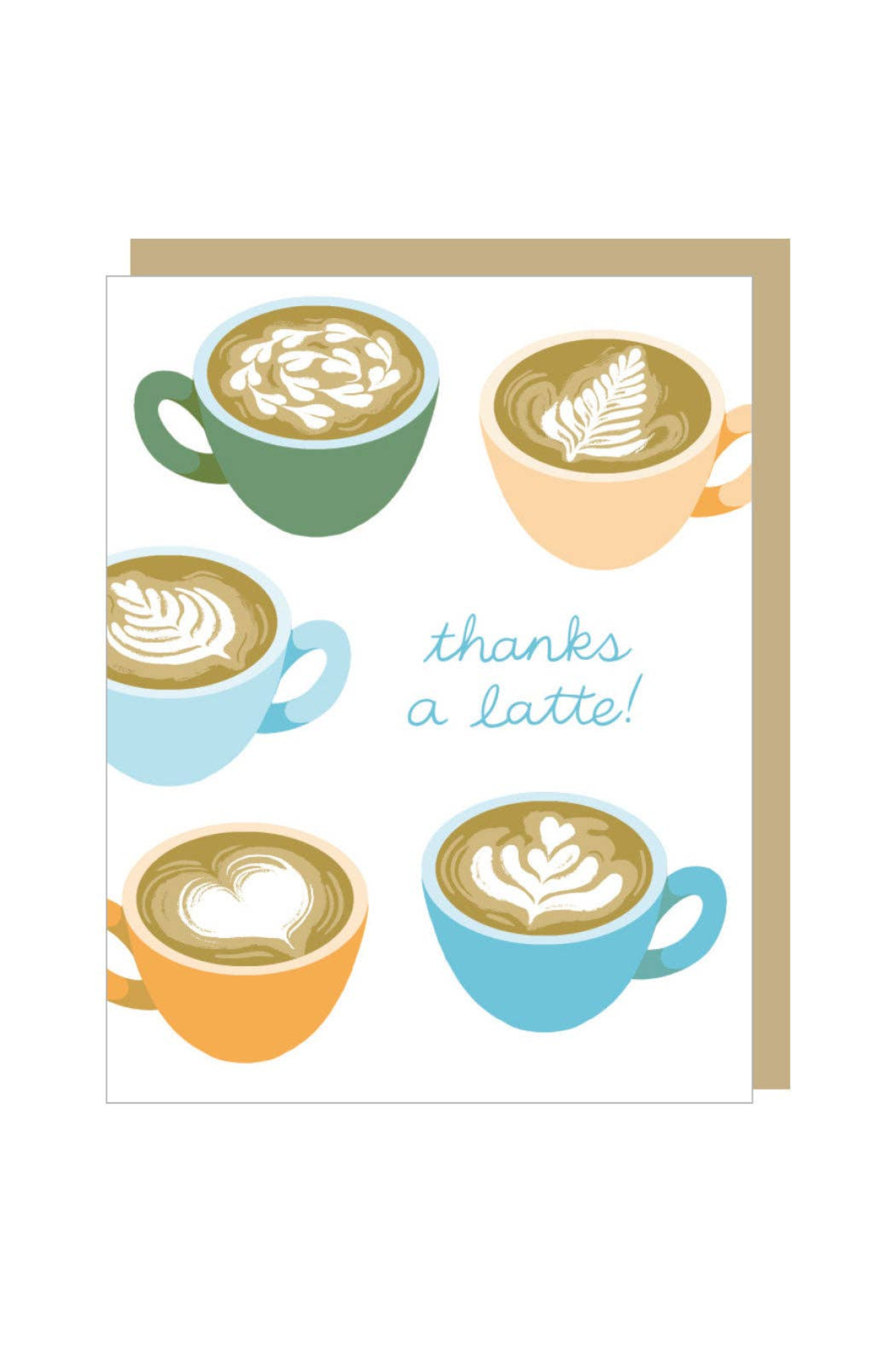 Elegant Latte-Themed Thank You Cards - Perfect for Coffee Lovers, Appreciation Gifts & Special Occasions | Bulk Pack of 20
