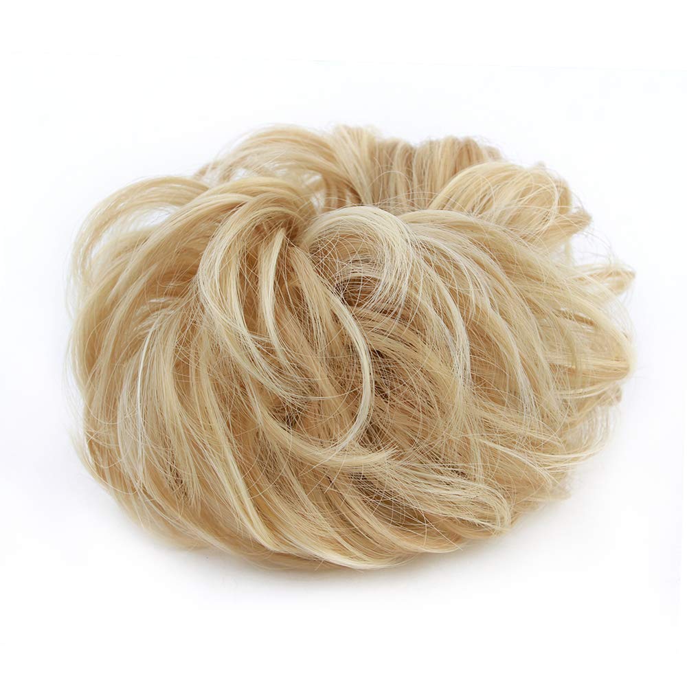 Curly Synthetic Messy Hair Bun Hair Scrunchies Extension - Perfect for Messy Bun Hairstyles, Ponytail Accessories & Everyday Hair Styling