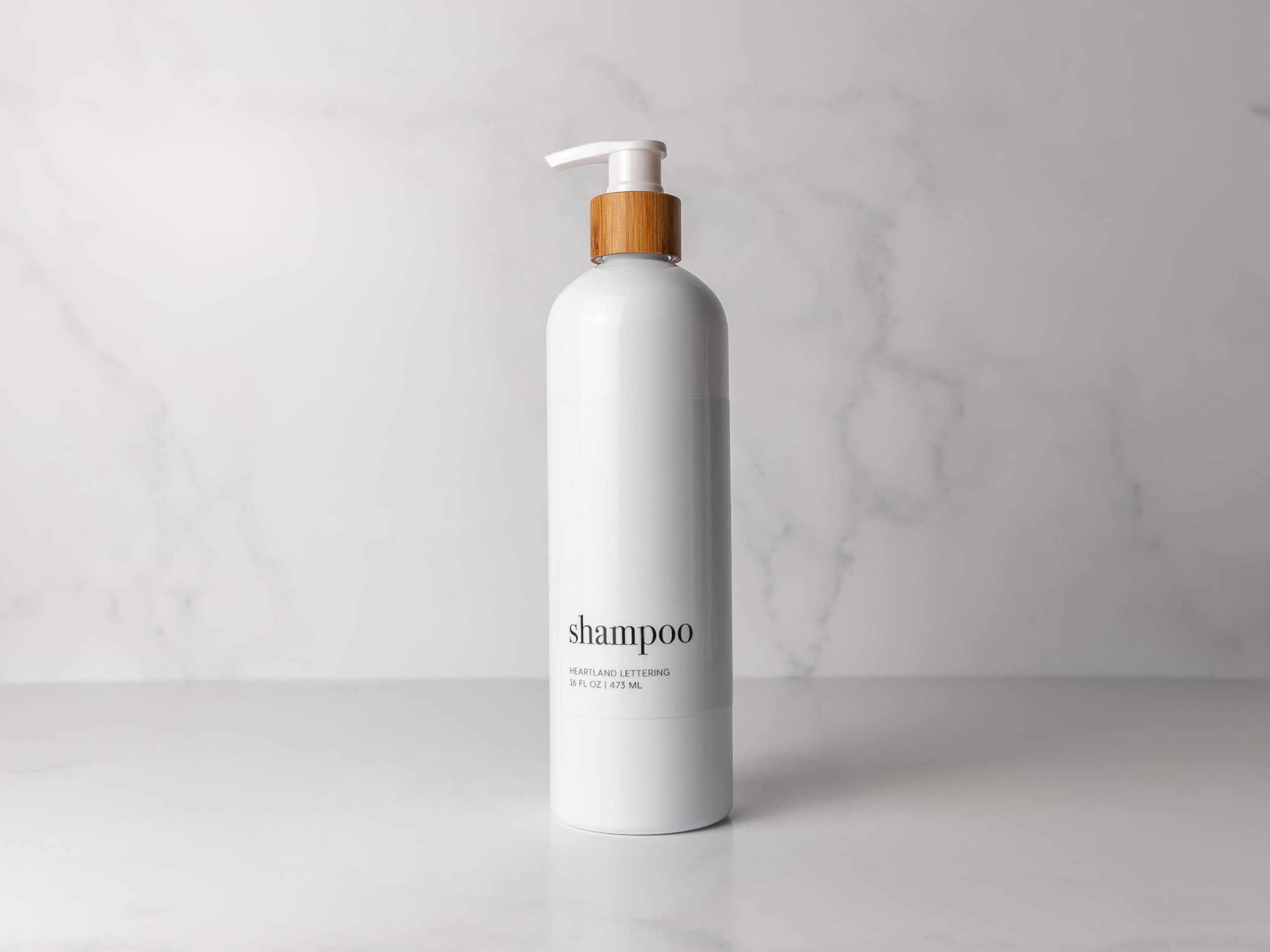 Refillable Shampoo & Conditioner Dispenser Set - 3 Pack Modern Plastic Shower Bottles with Bamboo Pumps & Waterproof Labels | Perfect for Bathroom Organization, Travel & Eco-Friendly Home Use