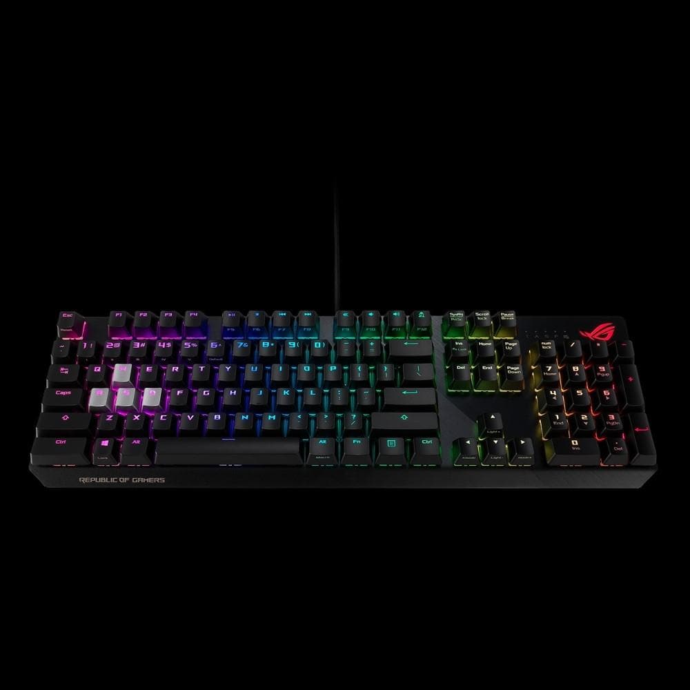 ASUS ROG Strix Scope TKL Mechanical Gaming Keyboard - Cherry MX Brown Switches, RGB Backlit, Compact Tenkeyless Design for PC Gamers - Perfect for FPS, MOBA, and Esports Gaming