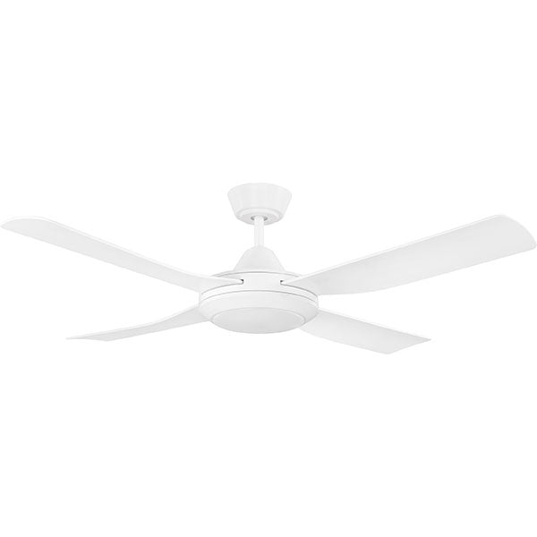 Eglo Bondi 48 Inch 122cm White Ceiling Fan with 20W LED CCT Light - Perfect for Living Room, Bedroom & Outdoor Spaces