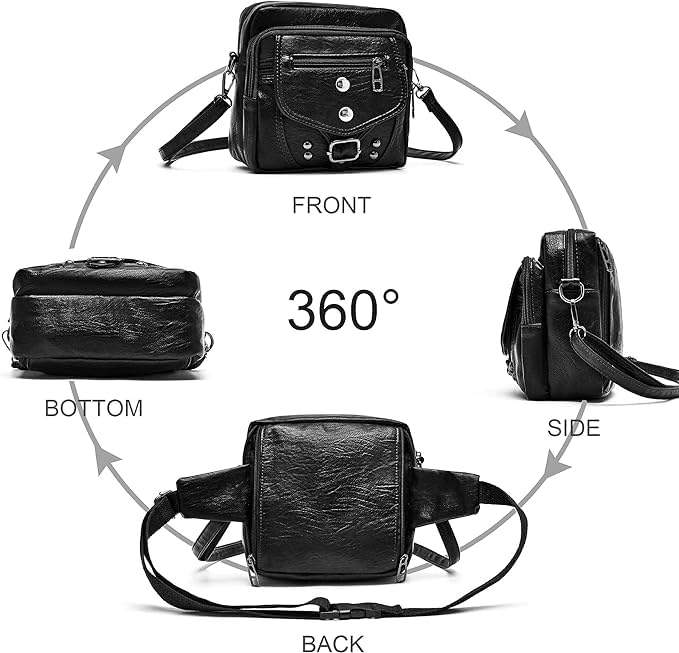Stylish Hobo Purses for Women - Boho Satchel & Crossbody Leather Handbags with Pockets | Perfect for Work, Travel & Everyday Use
