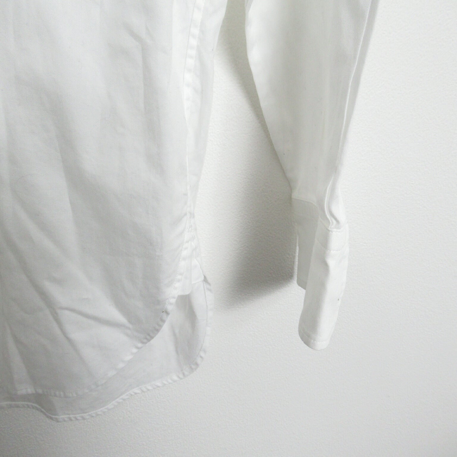 23 District Women's Cotton Long Sleeve Shirt - Soft Breathable White Blouse for Work & Casual Wear | Office, Date Night, Spring Outfit