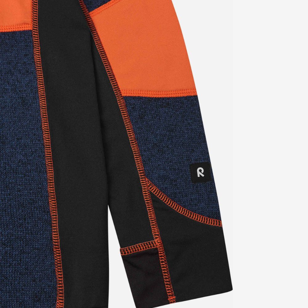 Reima Fleece Jacket for Boys - Soft & Warm Winter Fleece Coat in Jeans Blue - Perfect for Outdoor Play & Cold Weather Activities