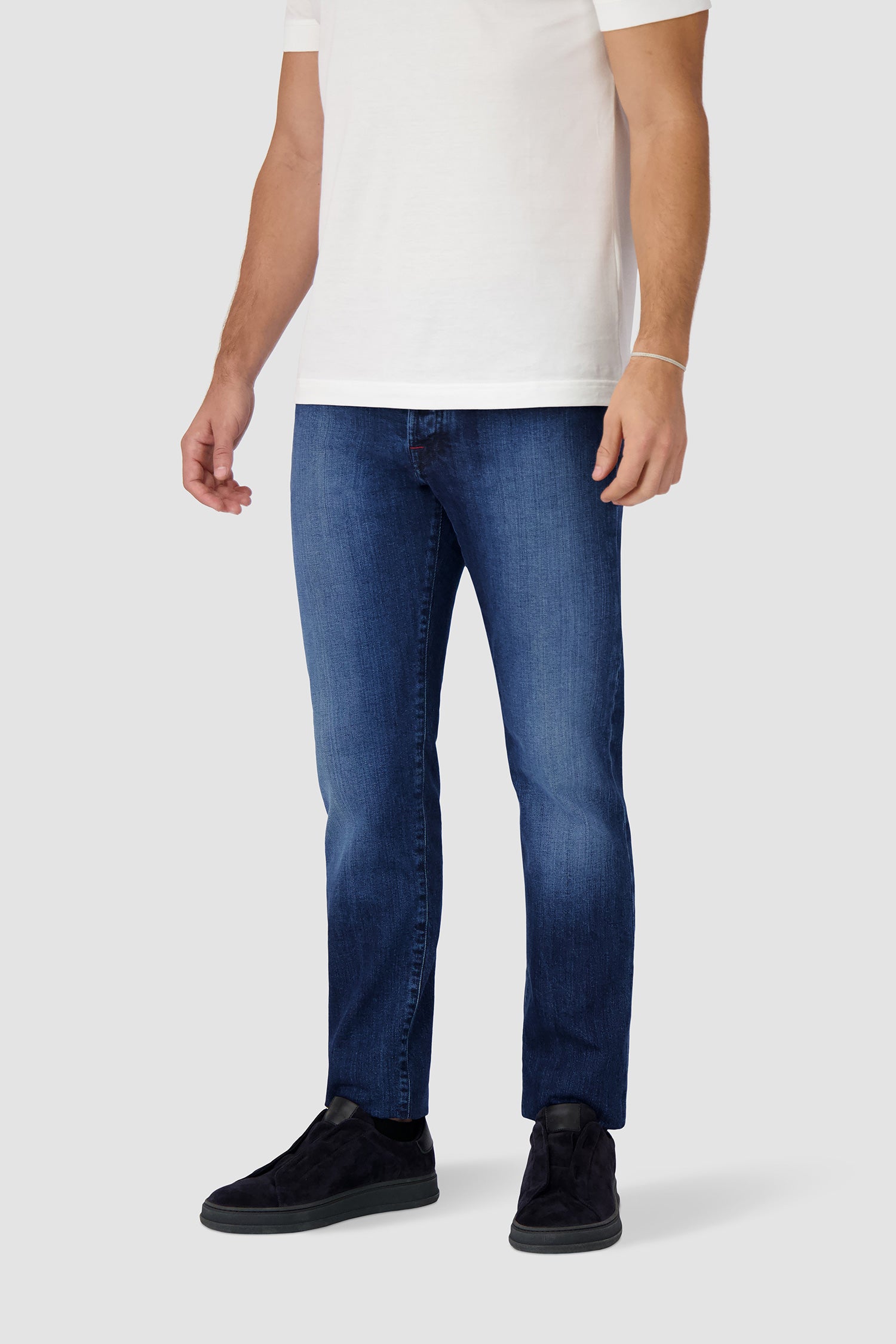 Premium Kiton Blue & Black Suede Sneakers for Men - Luxury Italian Designer Casual Shoes for Business, Travel & Everyday Wear