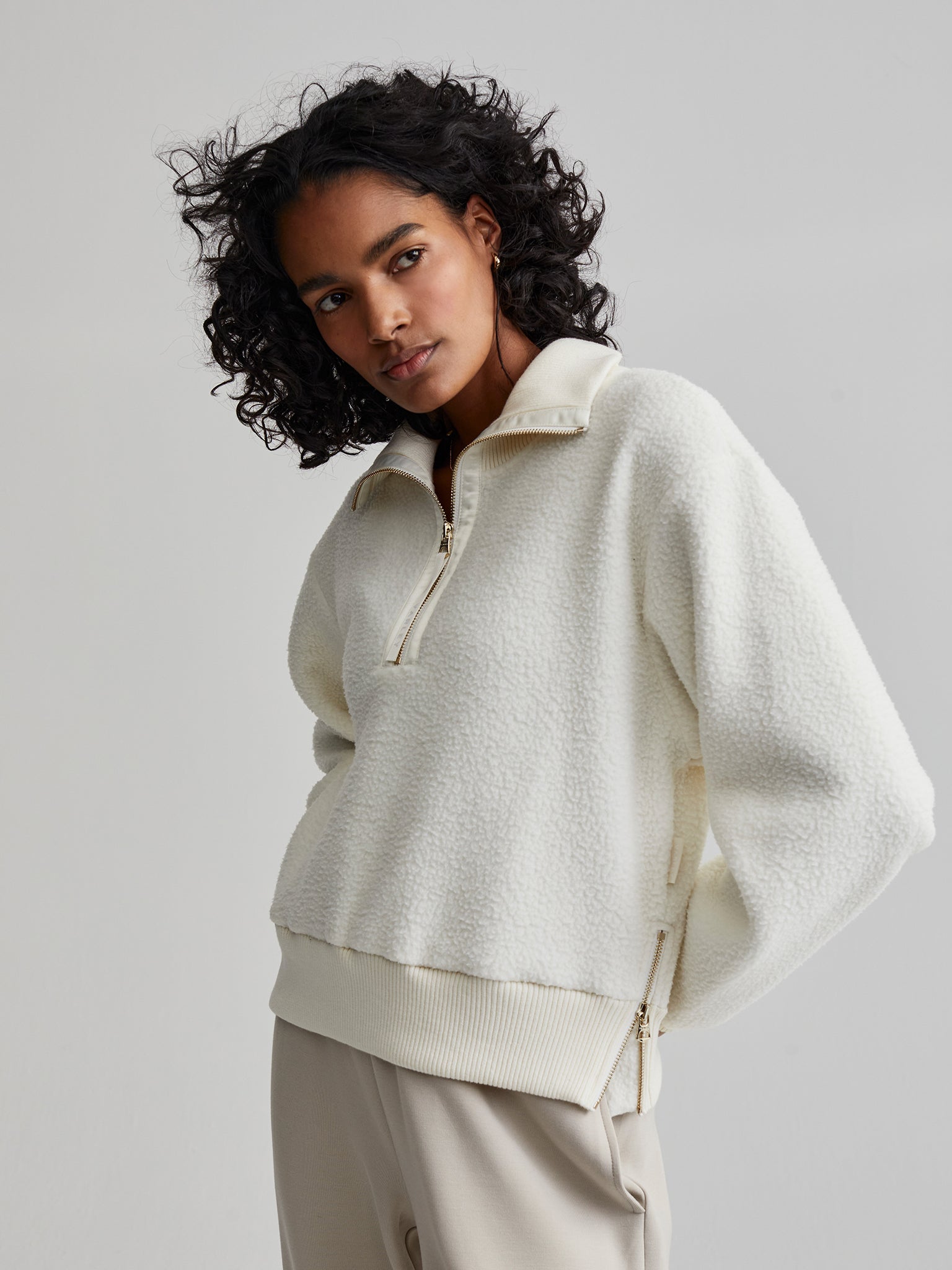 Varley Roselle Half Zip Fleece Pullover - Women's Soft & Warm Fleece Jacket for Fall & Winter | Perfect for Hiking, Running & Outdoor Activities