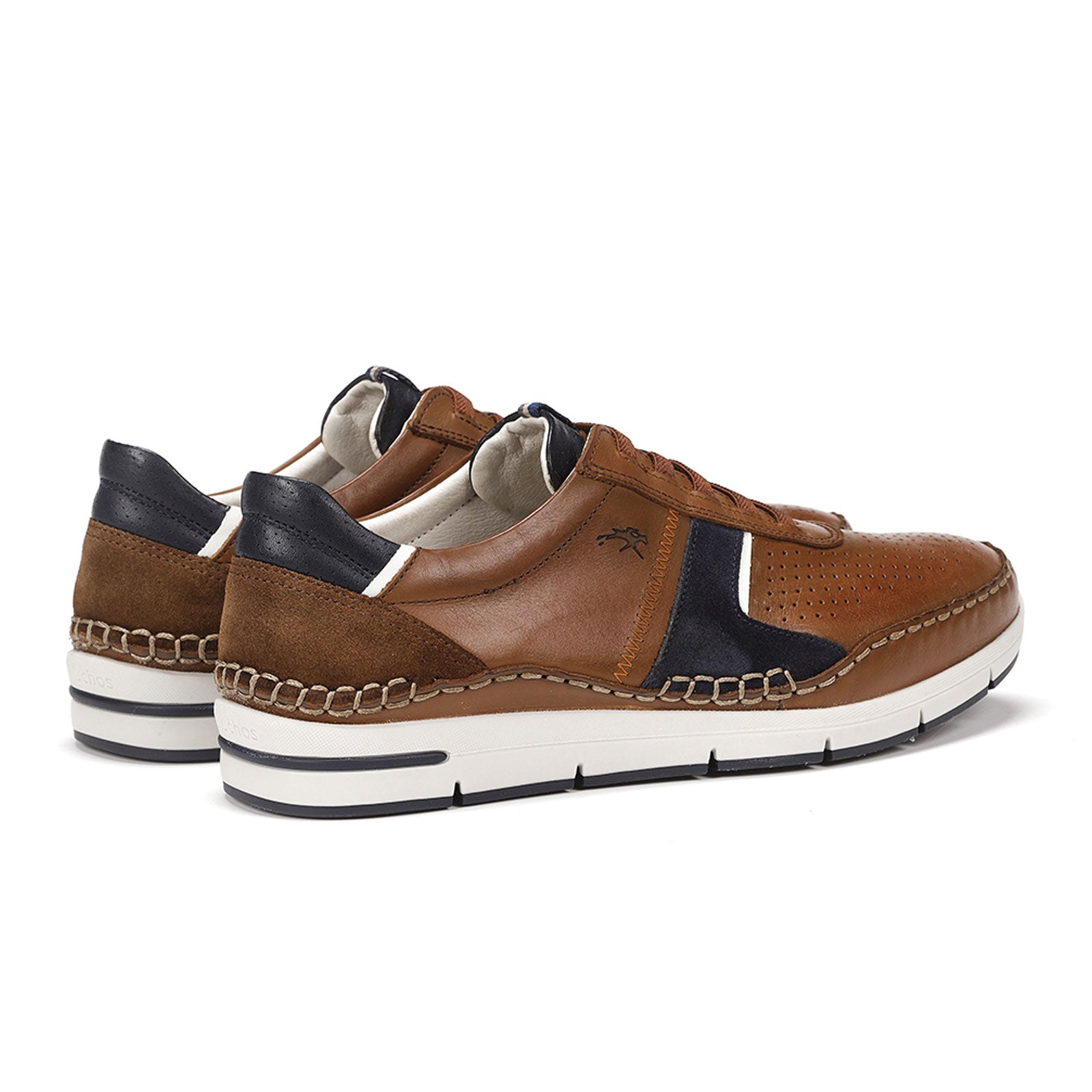 Fluchos Yannic Men's Leather Sneakers - Comfortable & Stylish Casual Shoes for Walking, Travel & Everyday Wear