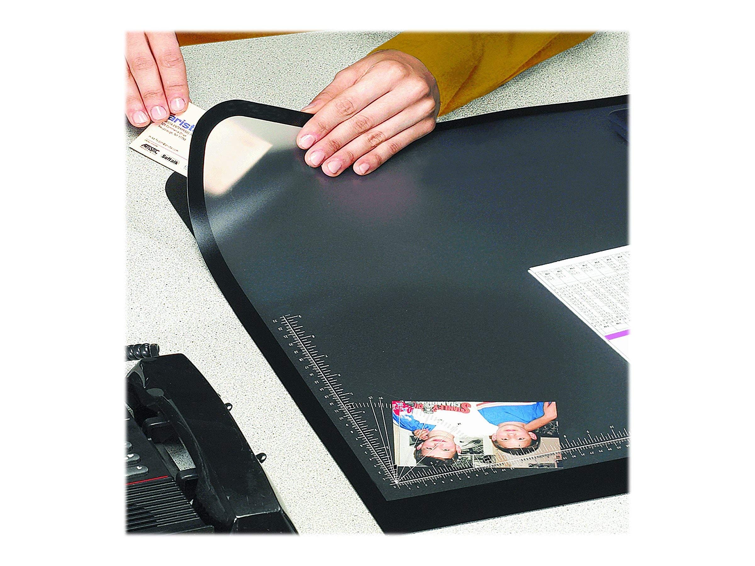 Artistic 41100 Logo Pad with English/Metric Ruler - 24x19 Inch Black Sketchbook for Graphic Designers & Architects | Perfect for Drawing, Drafting & Creative Projects