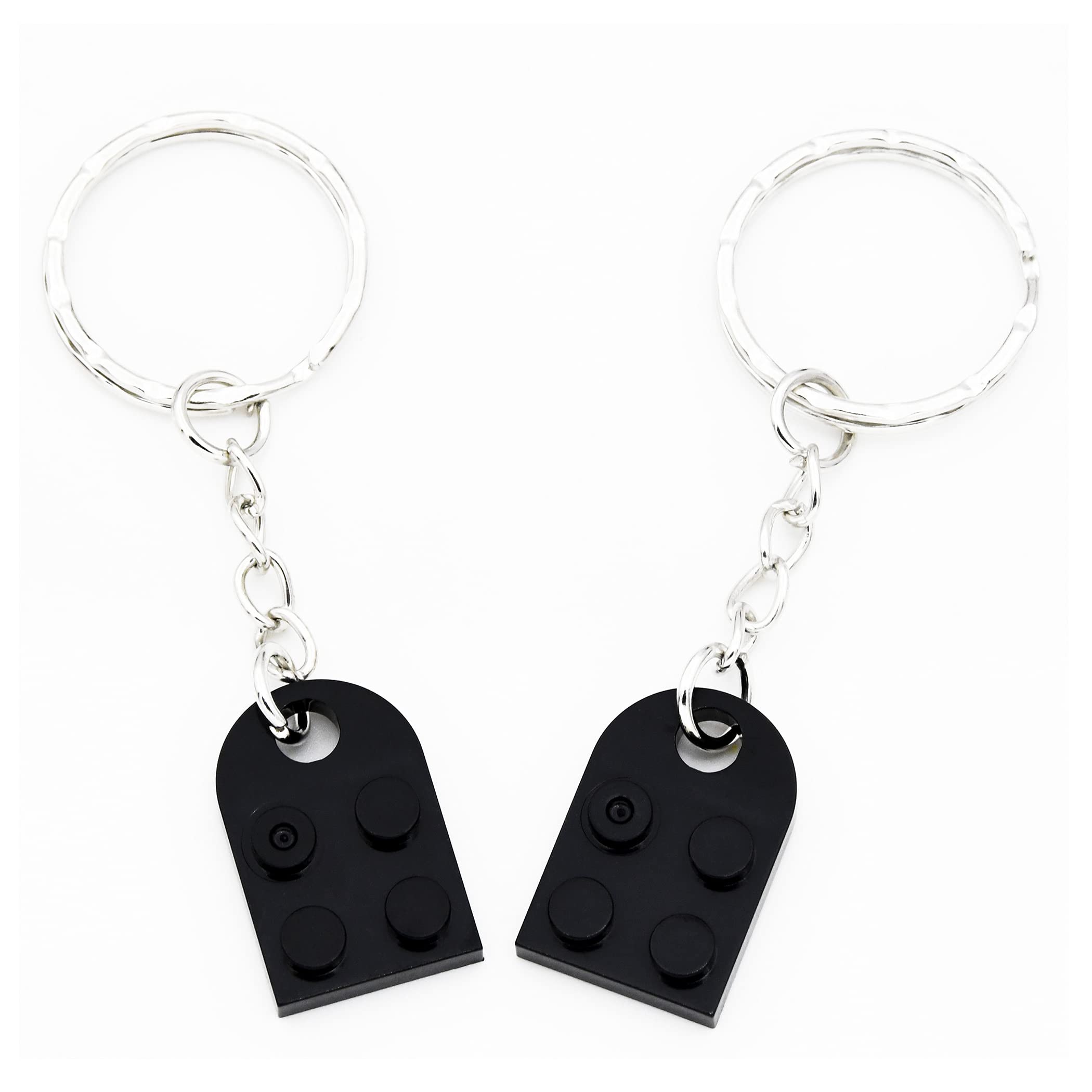 Best Friendship Keychain Set - Heart Couple Keyrings for BFF, Men & Women - 6 Colors - Perfect Birthday Gift for Best Friends, Couples & Loved Ones | Great for Gifting, Keychains, Jewelry & Keepsakes
