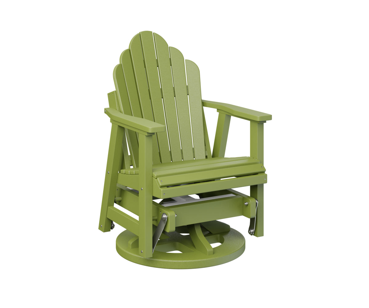 Berlin Gardens Cozi Back Swivel Glider - Outdoor Patio Rocking Chair with Cushion, Weather-Resistant for Garden, Deck, Porch & Poolside Relaxation