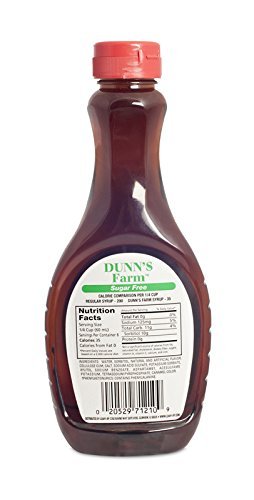 Low Calorie Dunns Farm Maple Pancake Syrup - 12 Ounce (Pack of 12) | Sugar Free Breakfast Topping for Pancakes, Waffles & French Toast | Perfect for Healthy Morning Meals & Family Brunch