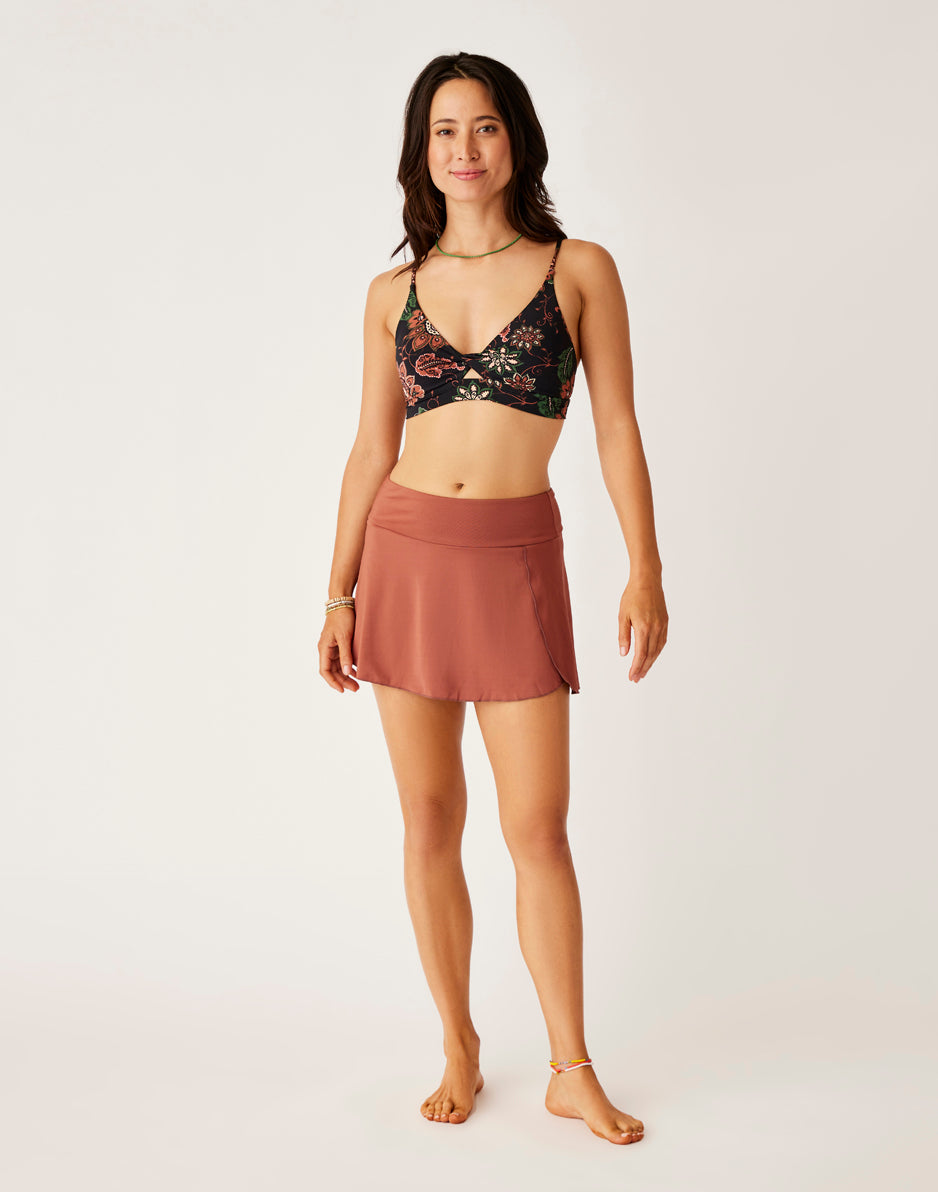 Malia Swim Skirt: Stylish High Waist Swimwear with Adjustable Drawstring - Perfect for Beach, Pool & Water Sports