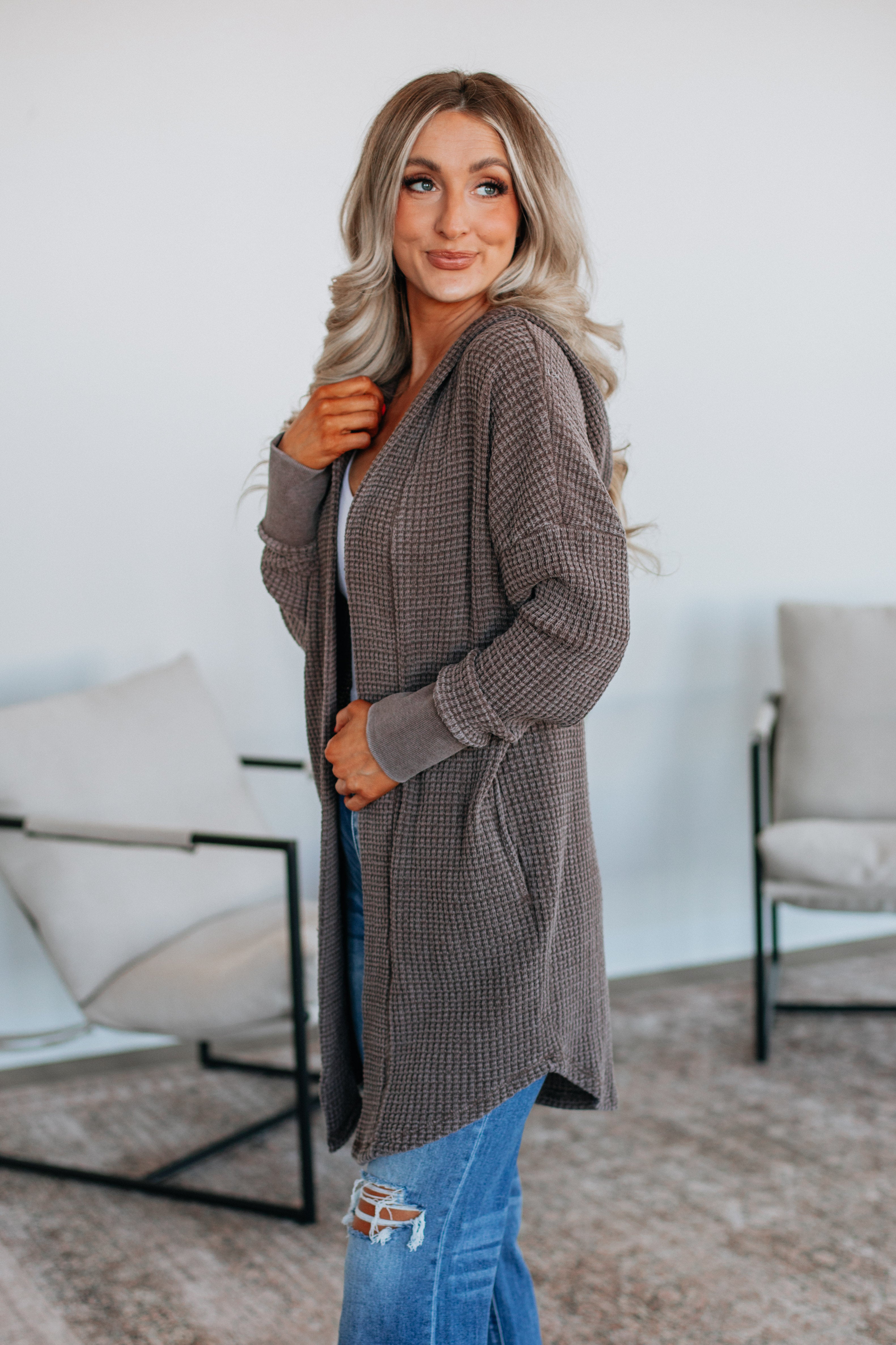 Cozy Cedar Knit Cardigan for Women - Soft & Warm Winter Sweater - Perfect for Casual Outfits, Office Wear & Cozy Nights at Home
