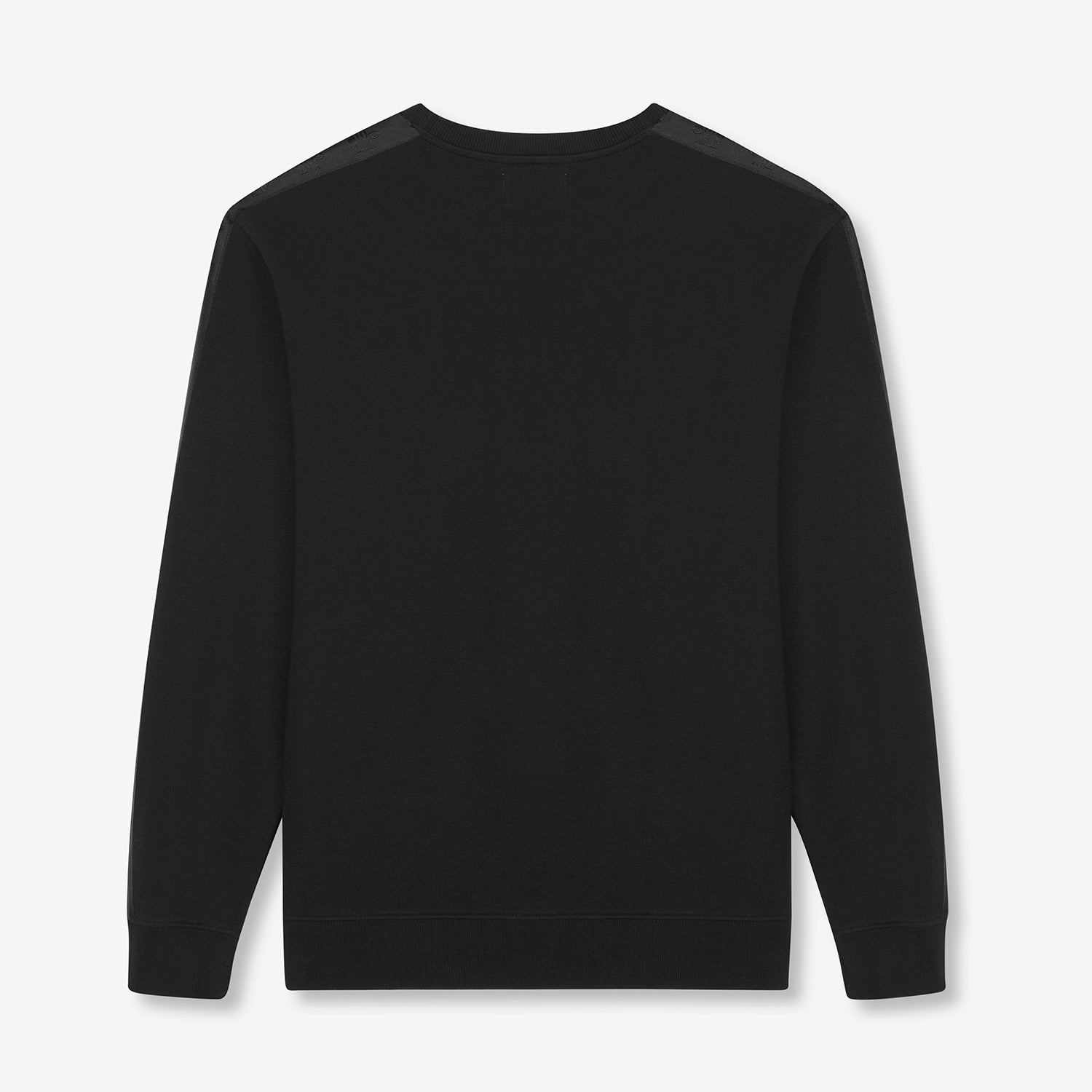Alton Repeat Tape Sweatshirt for Men & Women | Soft Fleece Pullover Hoodie | Black Casual Wear for Everyday Comfort & Street Style | Perfect for Gym, Lounge & Outdoor Activities