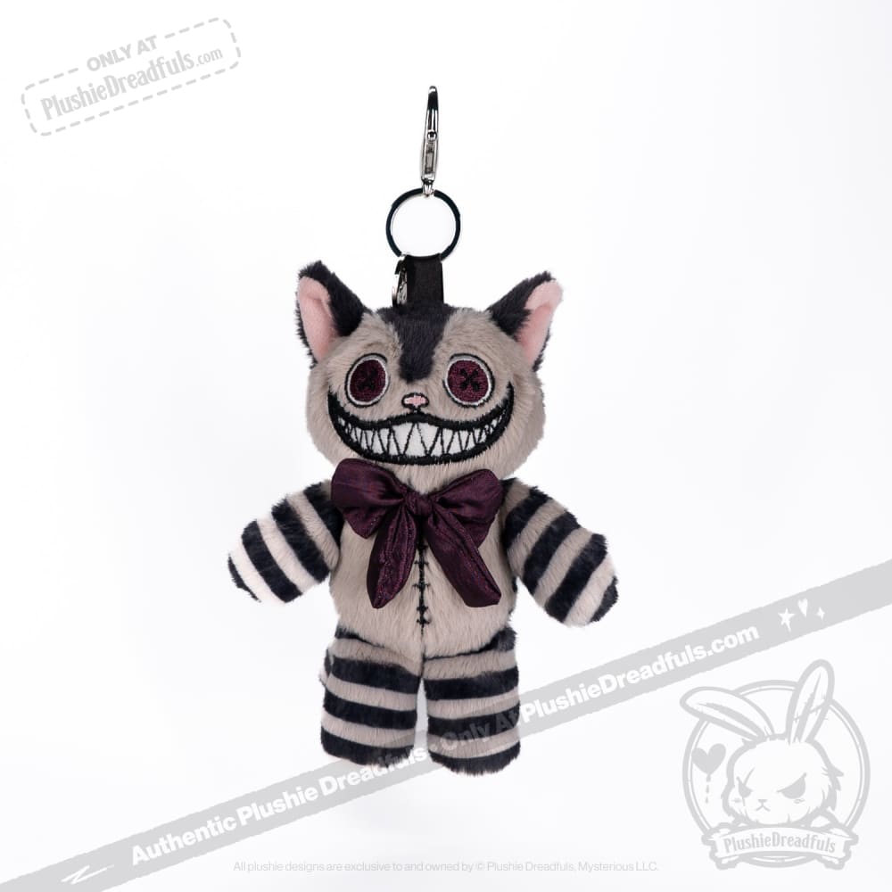 Victorian McGee's Alice in Wonderland Cheshire Cat Plush Keychain - Cute Collectible Accessory for Disney Fans, Gifts & Backpack Decor