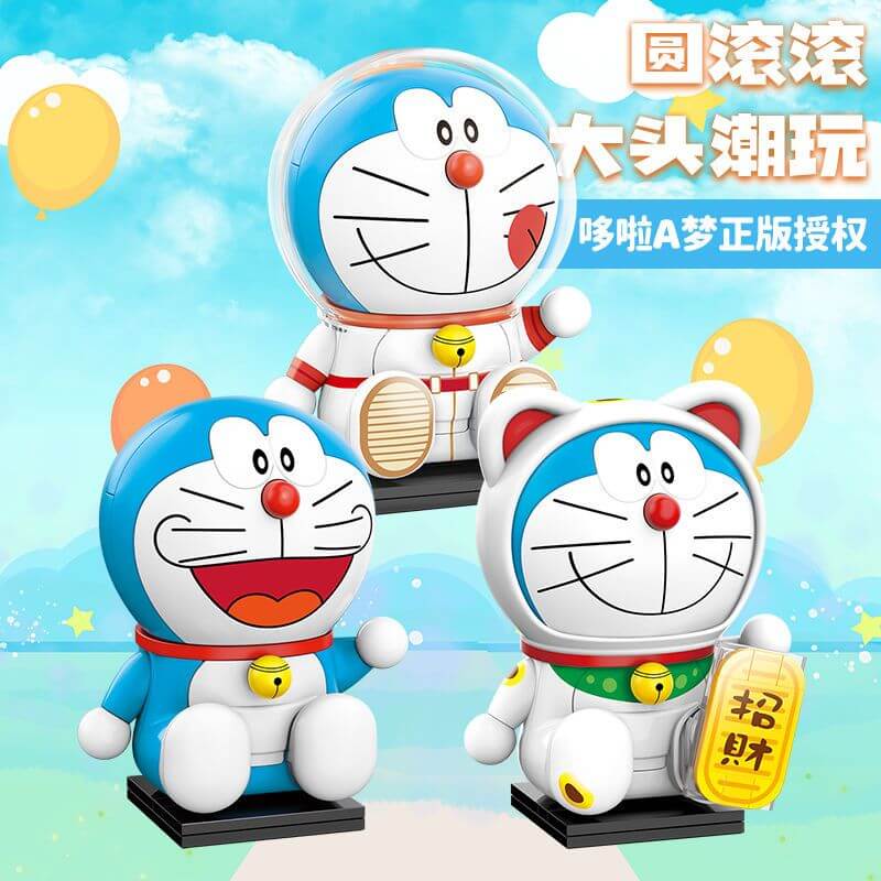 Keeppley Doraemon Building Blocks Model Kit - Official Licensed Anime Toy for Kids & Collectors | Perfect for Creative Play, Home Decoration & Gifts