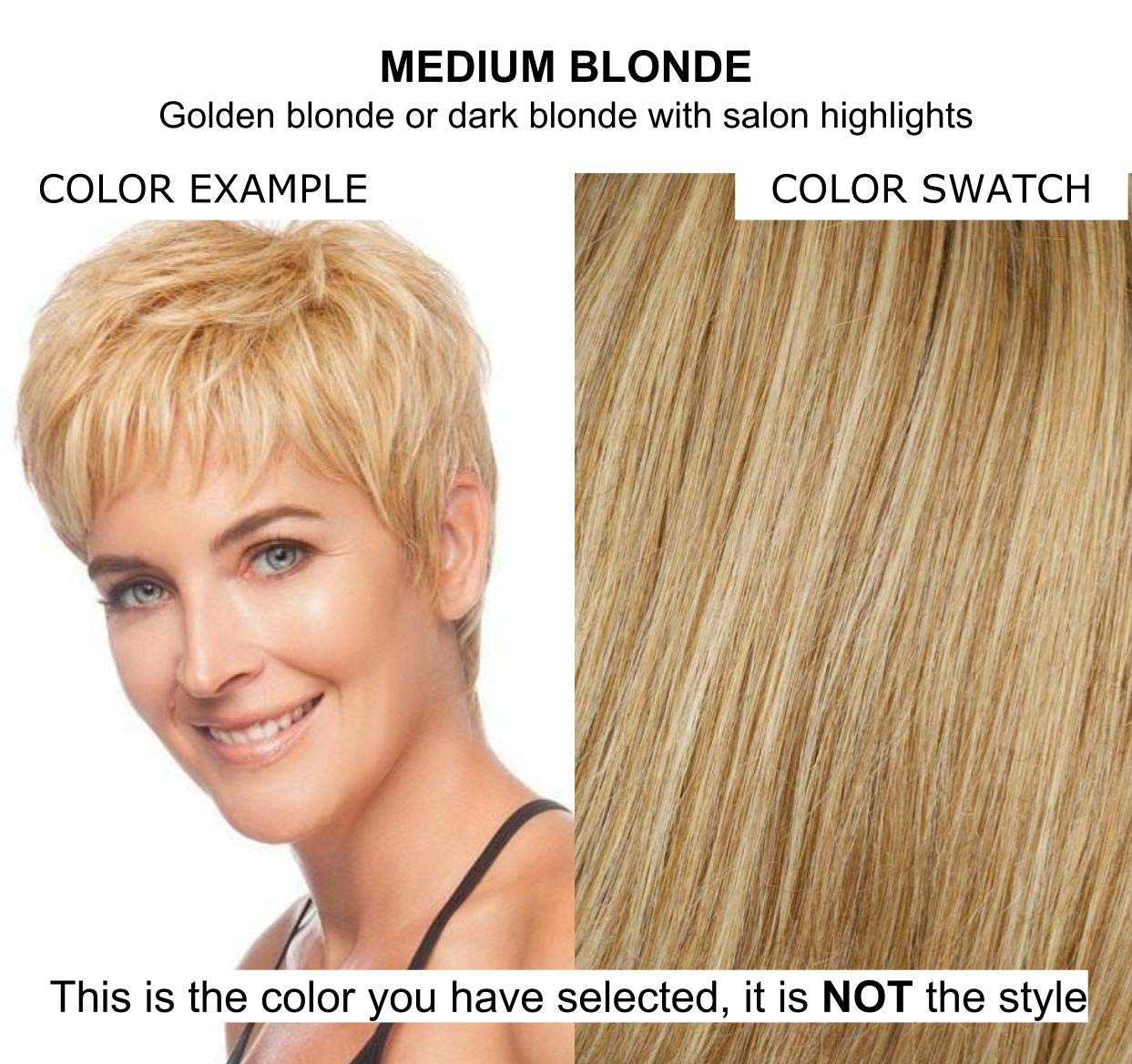 Gabor Spirit Wig & Christy's Wigs Q&A Booklet Bundle - Medium Blonde | Premium Synthetic Hairpiece & Styling Guide for Cosplay, Halloween, and Everyday Wear