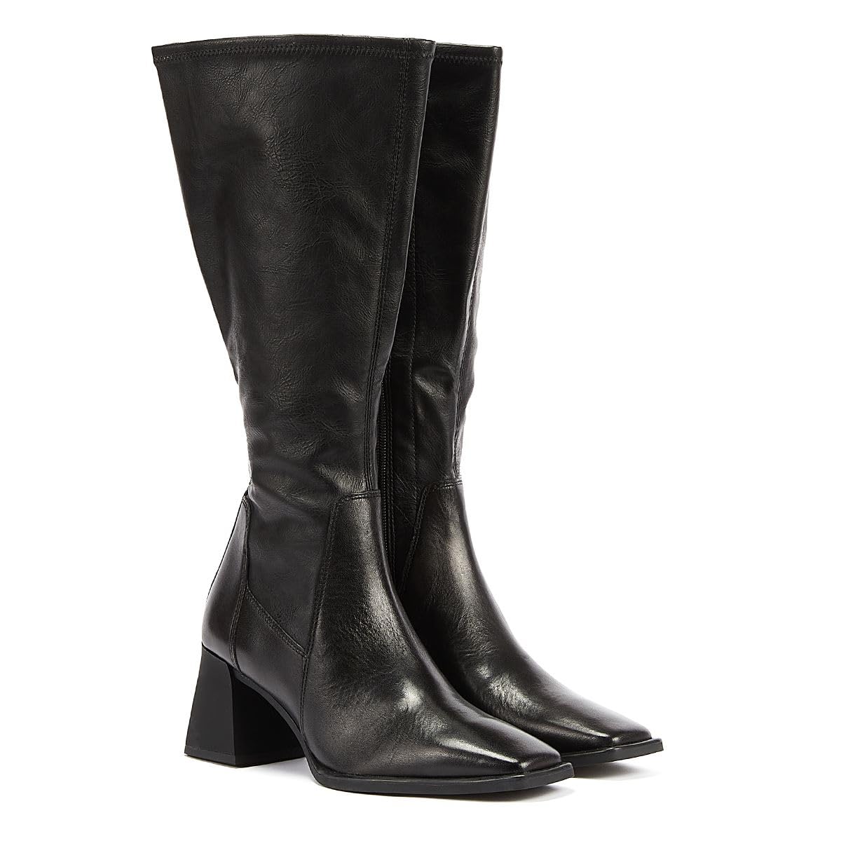 Vagabond Women's Hedda Leather Tall Stretch Boots - Comfortable Knee High Boots for Winter, Fall & Casual Outfits | Waterproof & Stylish Riding Boots for Work, Date Night & Everyday Wear