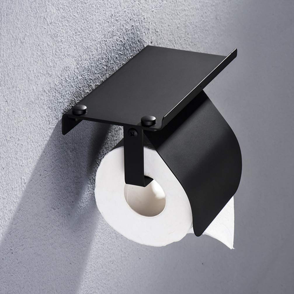 DOITOOL Waterproof Paper Roll Holder - Kitchen & Bathroom Storage Organizer for Toilet Paper, Napkins, Tissues - No Punching Required, Space-Saving Dispenser Box for Home, Office, RV Use