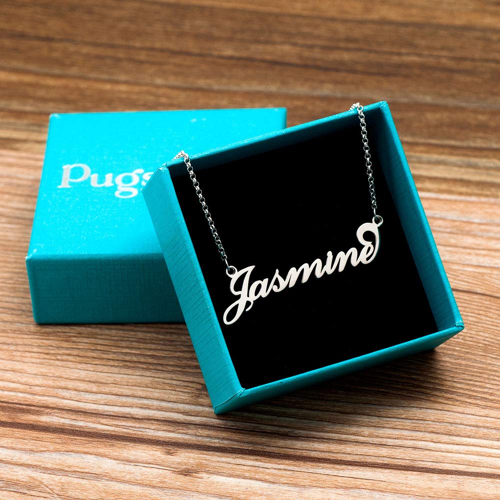 Roy Lopez Personalized Name Necklace - Custom 925 Sterling Silver Pendant Jewelry for Women | Engraved Gift for Mom, Wife, Girlfriend | Birthday, Anniversary, Valentine's Day Present