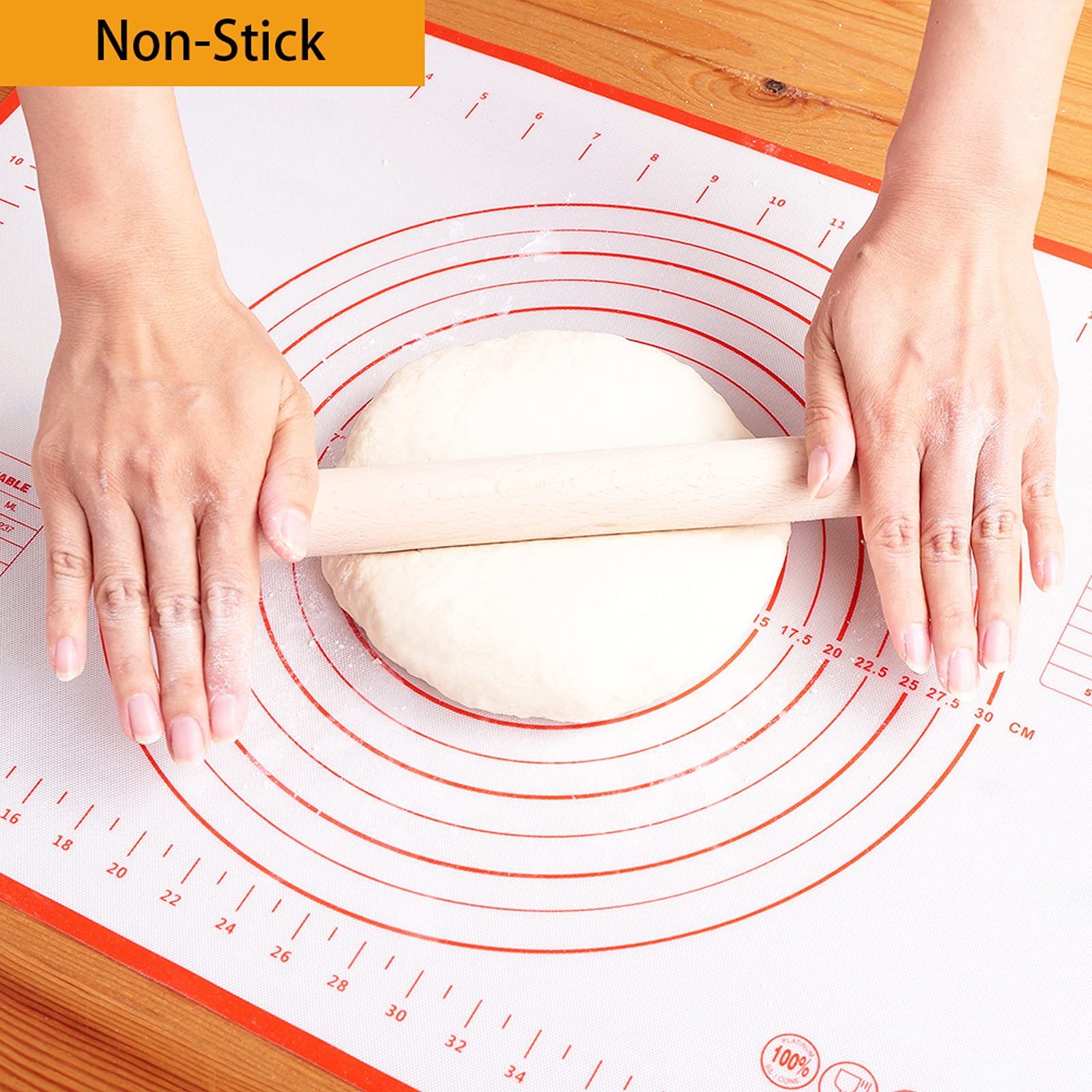 Premium Extra Thick Non-Stick Silicone Baking Mat - 24