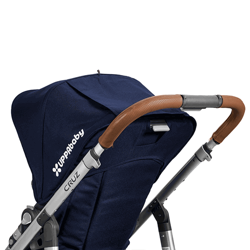 UPPAbaby Cruz Leather Handlebar Cover - Premium Baby Stroller Accessory for Comfort & Style | Perfect for Daily Walks, Shopping & Travel