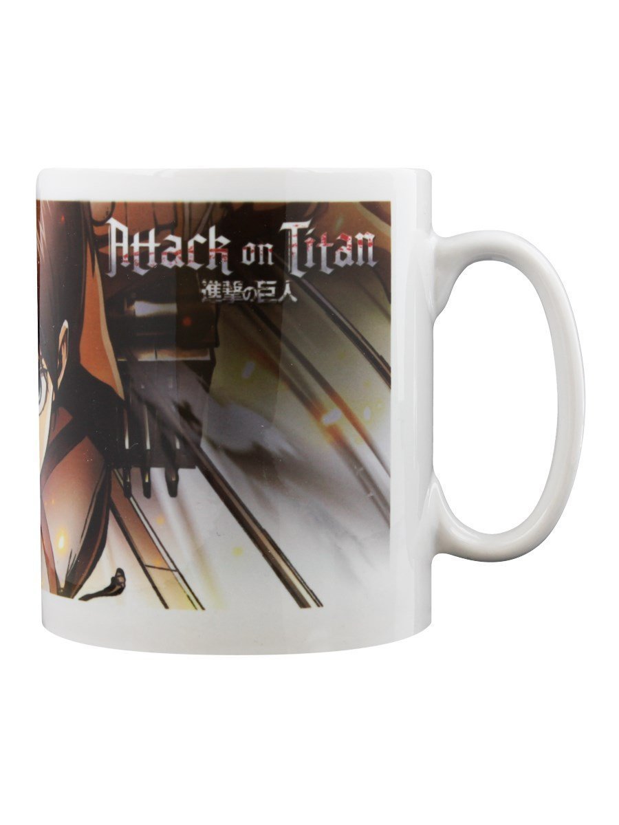 Titan Attack Ceramic Coffee Mug - Durable & Stylish Travel Mug for Office, Camping & Outdoor Adventures