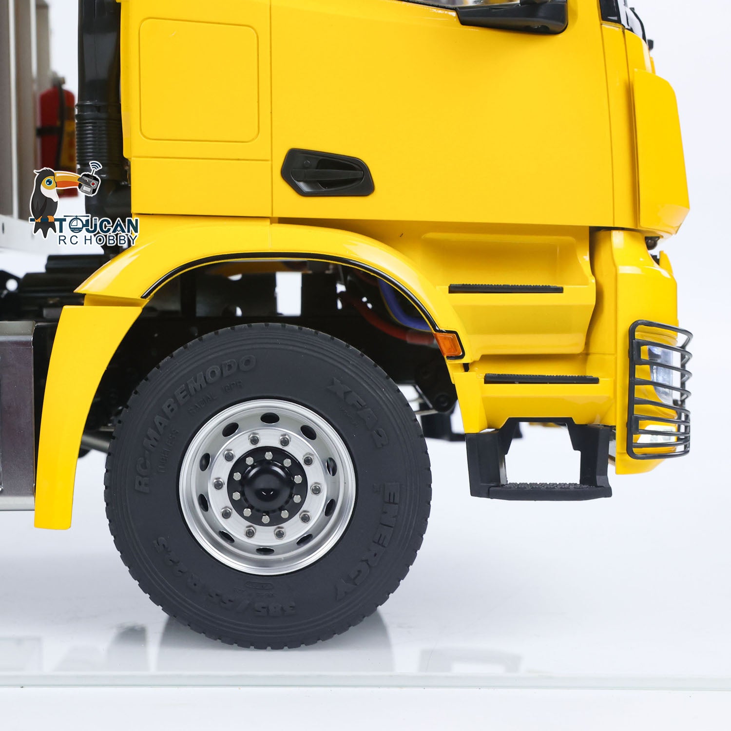 2 Speed Metal 6x6 Chassis 1/14 Scale RC Hydraulic Dump Truck with Light & Sound - HotRC Radio Controlled Tipper Truck for Construction Site Play & Off-Road Adventure (US Stock, No Lock Differential Axle)