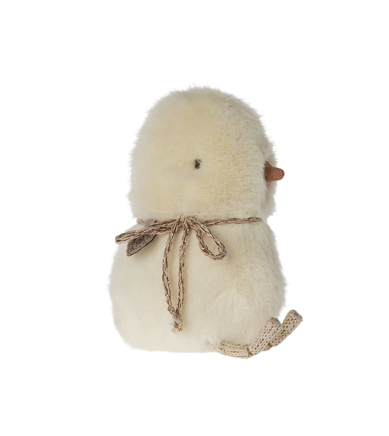 Maileg Mini Plush Chicken Toy - Soft & Cute Stuffed Animal for Kids, Perfect for Nursery Decor, Baby Shower Gifts & Toddler Playtime