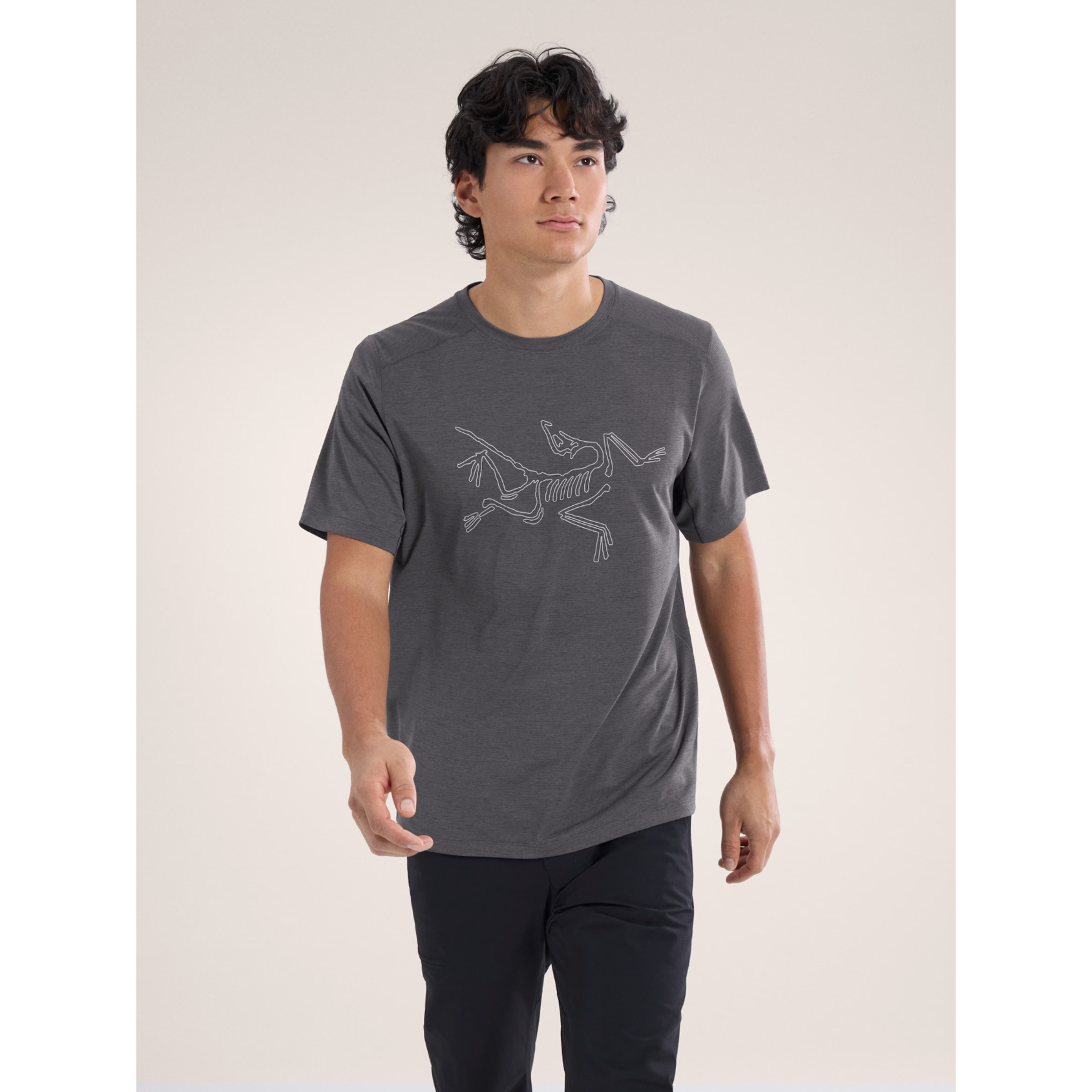 Arc'teryx Men's Cormac Short Sleeve Logo T-Shirt - Moisture Wicking & Breathable Activewear for Hiking, Running & Outdoor Adventures