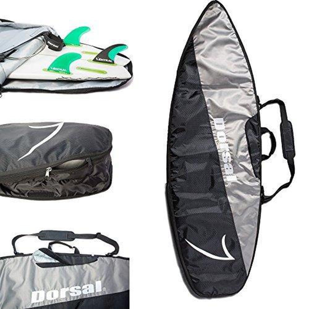 DORSAL Travel Shortboard & Longboard Surfboard Bag Cover - Waterproof & Lightweight for Surfing, Beach Trips & Board Storage