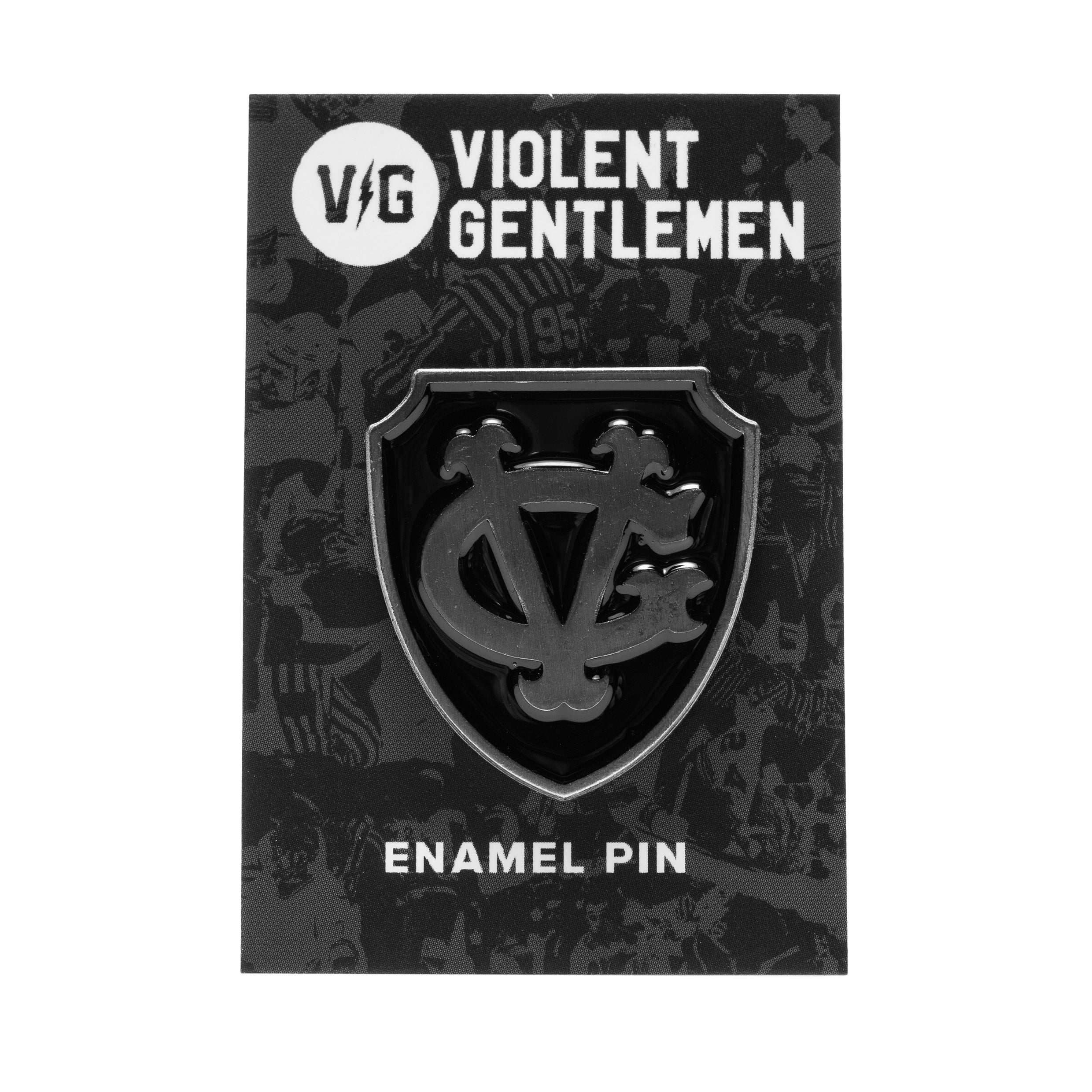 Winger Shield Lapel Pin - Elegant Military Style Brooch for Suits & Blazers - Perfect for Formal Events, Weddings & Office Wear