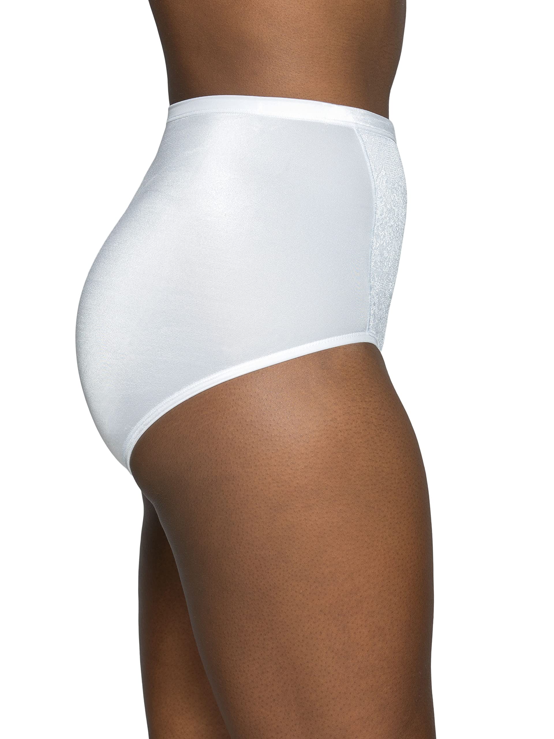 Vanity Fair Women's Comfortable Smoothing Brief Panties with Rear Lift - Seamless Underwear for All-Day Comfort & Shapewear Support | Perfect for Work, Travel & Everyday Wear