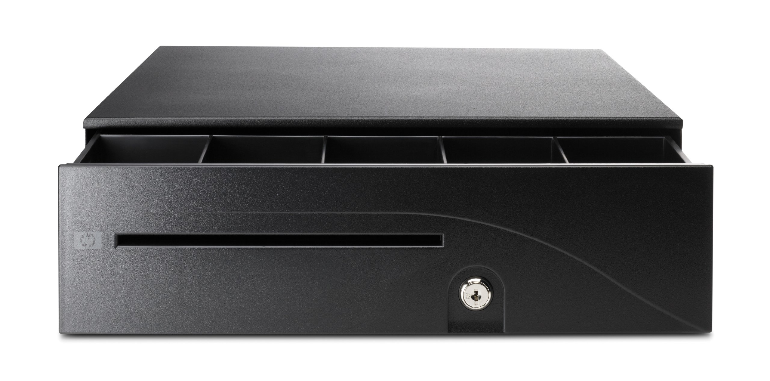 HP Heavy Duty Cash Drawer - Secure Money Storage for Retail Stores, Restaurants & Businesses - Durable Metal Cash Box with Lock for POS Systems